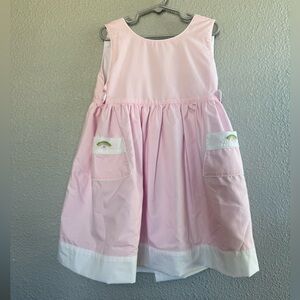 NWT The Proper Peony Rainbow Embroidered Pocket Dress Size 6